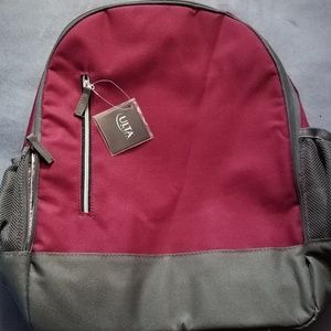 NWT Ulta Beauty Burgundy Backpack/Snack/Beauty bag